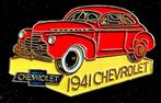 Chevrolet 1941 afb. pin- gelakt, Ophalen of Verzenden, Nieuw, Transport, Speldje of Pin