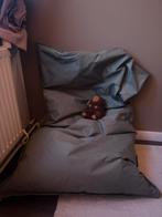 Zitzak groen/grijs, Huis en Inrichting, Zitzakken, Ophalen, Gebruikt, Grijs