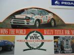 sticker WRC 1993 World RALLY Toyota WORLDCHAMPION auto race, Verzenden, Zo goed als nieuw