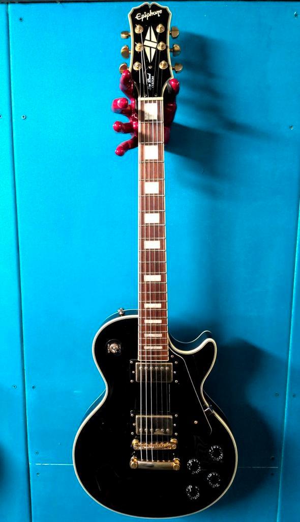 Epiphone Les Paul Custom, Muziek en Instrumenten, Snaarinstrumenten | Gitaren | Bas, Zo goed als nieuw, Elektrisch, 6-snarig, Ophalen of Verzenden