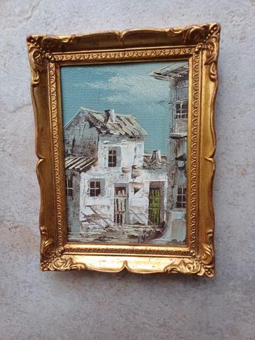 2 Vintage Schilderijtje Pintado a Mano beschikbaar voor biedingen