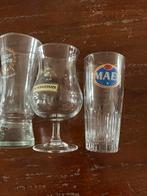 7 verschillende bierglazen, Ophalen of Verzenden, Zo goed als nieuw, Bierglas