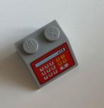 Lego bedrukte dakpan kassa 2x2 licht grijs, Kinderen en Baby's, Speelgoed | Duplo en Lego, Ophalen of Verzenden, Nieuw, Losse stenen