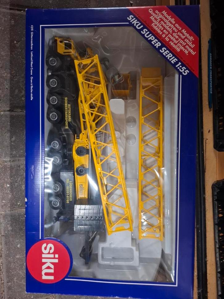 Siku Super Serie 1:55 Hijskraan in Doos, Hobby en Vrije tijd, Modelauto's | 1:50, Nieuw, Overige merken, Ophalen of Verzenden