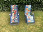 2 lafuma tuinstoelen relaxstoelen relaxstoel verstelbaar, Ophalen, Gebruikt, Metaal, Verstelbaar