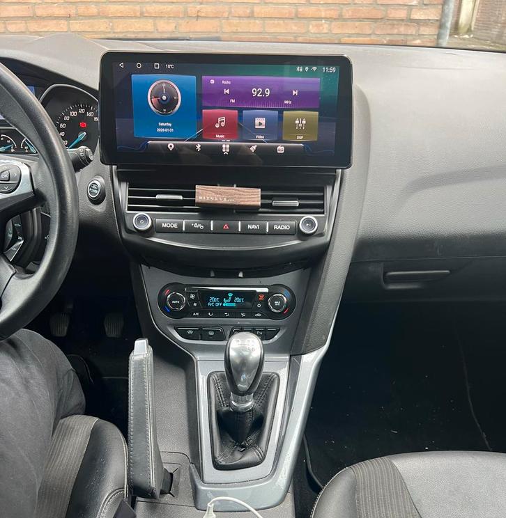 Android scherm Ford Focus MK3 CarPlay/Android Auto, Auto diversen, Autonavigatie, Gebruikt, Ophalen of Verzenden