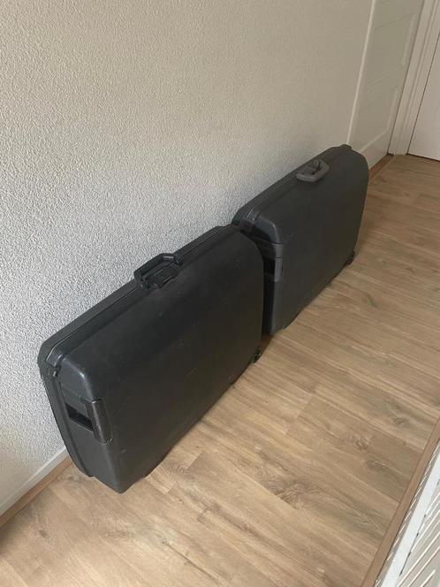 set hardschalige samsonite koffers, Sieraden, Tassen en Uiterlijk, Koffers, Gebruikt, Hard kunststof, 70 cm of meer, 55 cm of meer