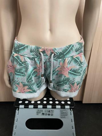 Joggingbroek pyjamabroek twintip groen oranje/roze 38/M beschikbaar voor biedingen