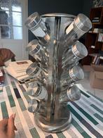 3x Draaibare Kruidenrekken met Potjes - Complete Set, Huis en Inrichting, Keuken | Keukenbenodigdheden, Ophalen of Verzenden, Zo goed als nieuw