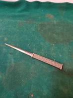 briefopener vintage messing verzilverd, Ophalen of Verzenden