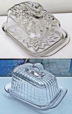 2x Antiek / Oud Glazen Stolp / Kaasstolp - Zie Omschrijving, Huis en Inrichting, Overige typen, Ophalen of Verzenden, Overige stijlen