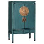 Colours of the Orient Chinese Bruidskast Azuurblauw, Chine bruidskast, 100 tot 150 cm, Nieuw, Ophalen of Verzenden