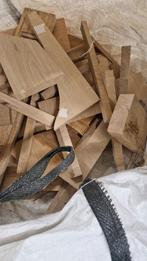 Eiken brandhout haardhout, Tuin en Terras, Minder dan 3 m³, Ophalen, Eikenhout, Blokken