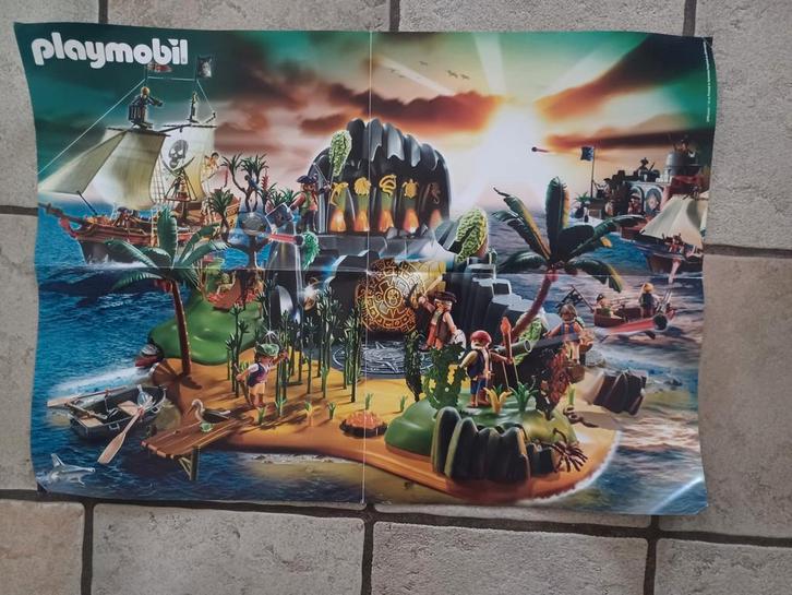 Playmobil 5134 avontuurlijk schatteneiland, Kinderen en Baby's, Speelgoed | Playmobil, Gebruikt, Ophalen