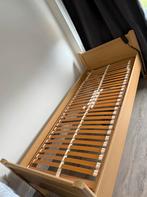 Houten eenpersoonsbed, 90 cm, Eenpersoons, Bruin, Ophalen of Verzenden
