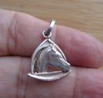 zilveren paarden hanger [069], Verzenden, Zo goed als nieuw, Zilver, Dier