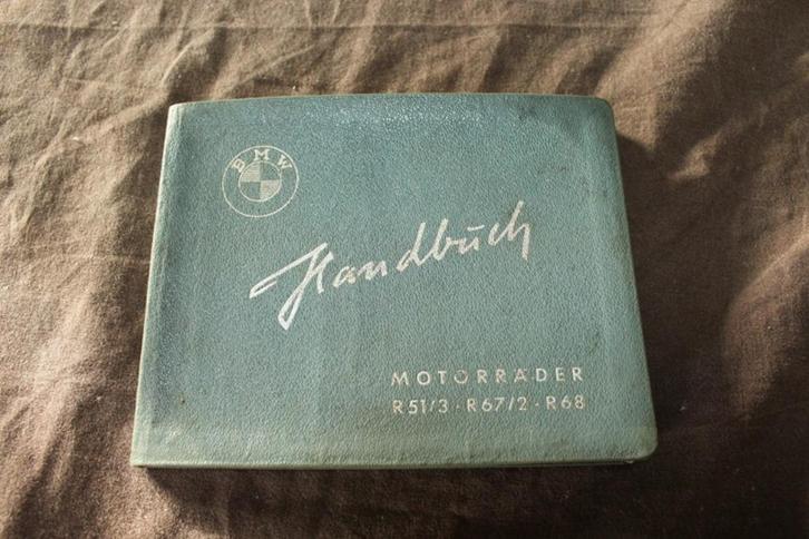 BMW R51/3 R67/3 R68 1952 motorrad handbuch instructie boekje, Motoren, Handleidingen en Instructieboekjes, BMW, Ophalen of Verzenden