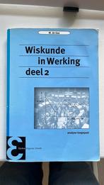 Wiskunde in werking deel 2, Boeken, Ophalen of Verzenden, Beta, Zo goed als nieuw