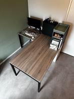 Groot Hoekbureau - 180x200, Huis en Inrichting, Bureaus, Ophalen, In hoogte verstelbaar, Gebruikt, Bureau
