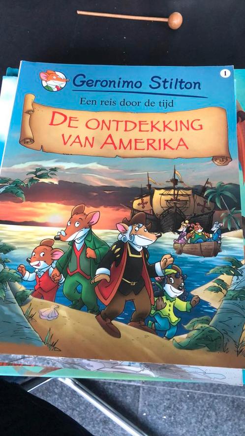 Geronimo Stilton - 1 De ontdekking van Amerika, Boeken, Stripboeken, Zo goed als nieuw, Eén stripboek, Ophalen of Verzenden