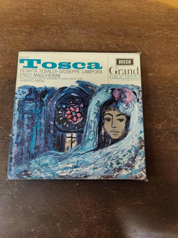 Unieke Puccini Tosca Opera Box Set met Renata Tebaldi!, Cd's en Dvd's, Vinyl | Klassiek, Zo goed als nieuw, Romantiek, Opera of Operette