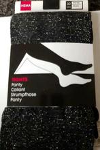Glitter Panty HEMA - Maat L - Nieuw, Kleding | Dames, Leggings, Maillots en Panty's, Zwart, Nieuw, Ophalen of Verzenden, Maat 44/46 (L)