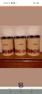3 keukenbussen leuke afb koffie suiker thee., Ophalen