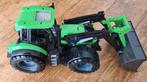 Stoere groene kunstof tractor met voorlader, Gebruikt, Ophalen of Verzenden