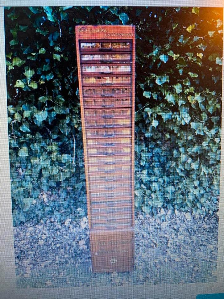 grote GUTERMANN fourniturenkast-garenkast 20 + 2 lades, Antiek en Kunst, Antiek | Meubels | Kasten, Ophalen