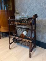 Bonacina Milan rotan wijnrek uit de jaren 60, Ophalen