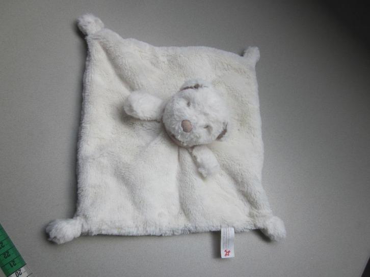 Nicotoy Simba Dickie superzachte witte knuffeldoek beer, Kinderen en Baby's, Speelgoed | Knuffels en Pluche, Nieuw, Beer, Ophalen of Verzenden