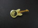 Gitaar Yin en Yang Chinese begrippen, pin, Verzenden, Gebruikt, Overige onderwerpen