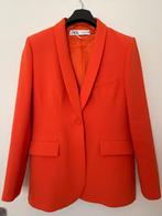 Oranje Pak - Stijlvol en Opvallend! Uit ZARA, Kleding | Dames, Kostuum of Pak, Maat 42/44 (L), Oranje, Ophalen of Verzenden