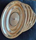 Zeldzame set antieke verzilverde etagèreschalen (5x), Ophalen of Verzenden