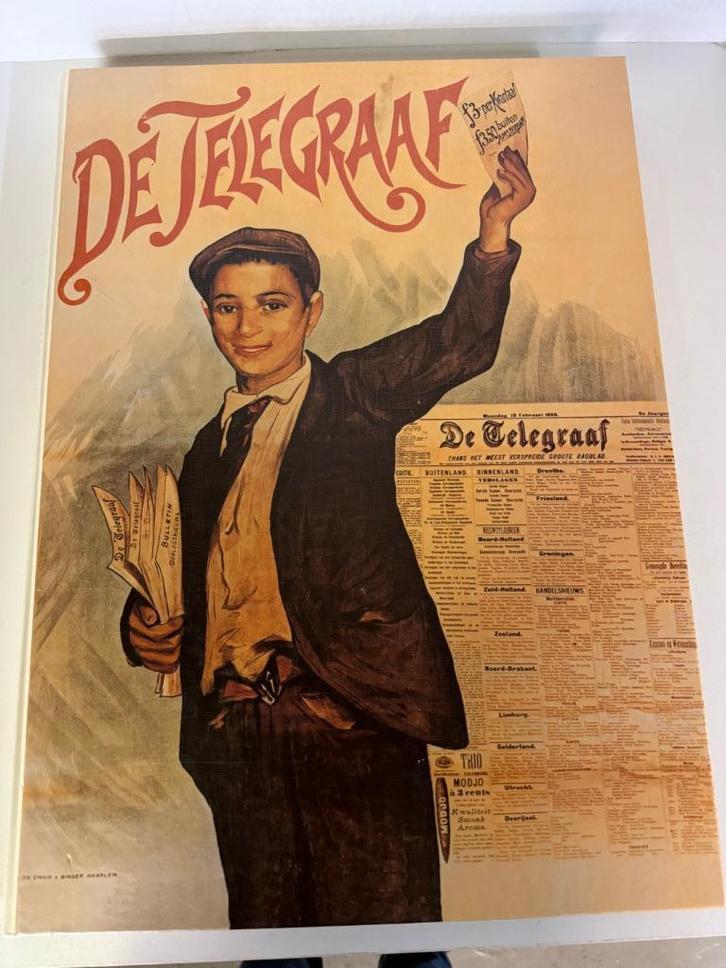 Ingebonden boek 100 jaar de Telegraaf, Boeken, Tijdschriften en Kranten, Zo goed als nieuw, Krant, Ophalen