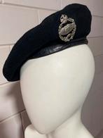 Britse tank baret - 1944, Ophalen of Verzenden, Landmacht, Engeland, Helm of Baret