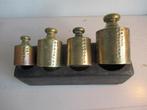Blok -  Messing   gewichten  -  geijkt - 5  KG, Antiek en Kunst, Ophalen of Verzenden