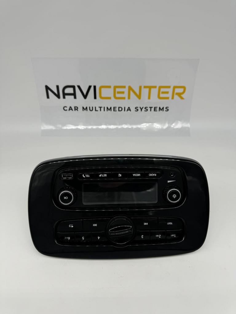 Smart 451/453 OEM Autoradio met Inbouwpaneel, Ophalen of Verzenden, Gebruikt