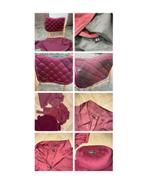 Equestrian Stockholm bordeaux set, Ophalen of Verzenden, Zo goed als nieuw, Dekje