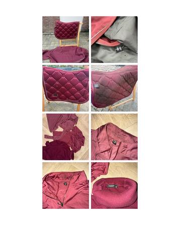 Equestrian Stockholm bordeaux set beschikbaar voor biedingen