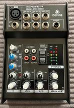 Devine MixPad 502-FP, Ophalen of Verzenden, Zo goed als nieuw, 5 tot 10 kanalen, Microfooningang