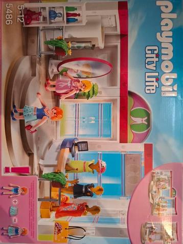 Playmobil kledingwinkel met doos beschikbaar voor biedingen