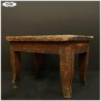 Oud houten voetenbankje, Ophalen of Verzenden