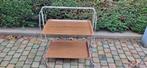 Serveerwagen vintage, Huis en Inrichting, Tafels | Bijzettafels, Ophalen, Gebruikt, Metaal of Aluminium, Vintage
