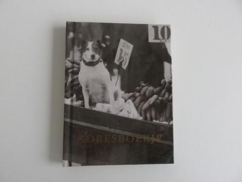 adresboekje met alfabet A-Z Zwart-wit foto's met honden, Diversen, Schrijfwaren, Nieuw, Ophalen of Verzenden