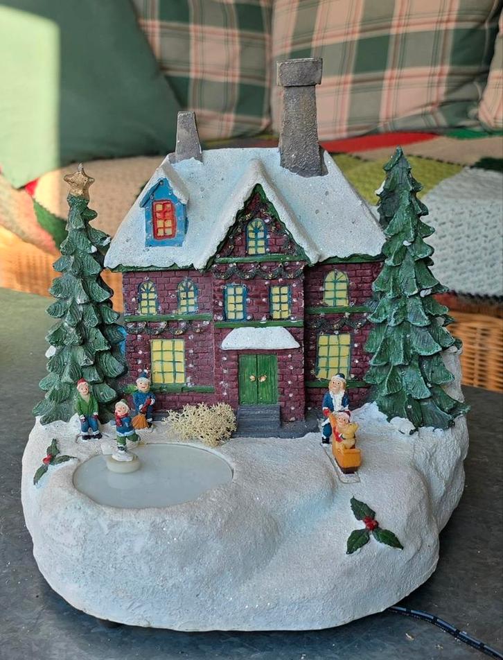 Kersthuis met ijsbaan, Diversen, Kerst, Ophalen