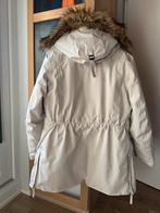 Decathlon Winterjas Dames XL: Waterdichte wandelparka NH900, Ophalen, Gedragen, Maat 46/48 (XL) of groter, Beige
