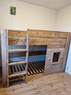 Steigerhouten hoogslaper, Kinderen en Baby's, Kinderkamer | Stapelbedden en Hoogslapers, Ophalen, Hoogslaper