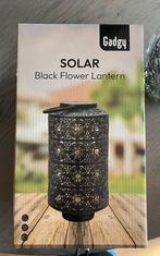 Solar lantaarn, zwart, metaal, nooi gebruikt, Zonne-energie, Overige typen, Nieuw, Ophalen of Verzenden