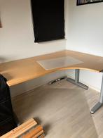 Ikea Berken Hoekbureau - Verstelbaar, Huis en Inrichting, Ophalen of Verzenden, In hoogte verstelbaar, Gebruikt, Bureau